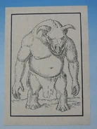 The A5 art print on aged parchment paper by Gordon Napier