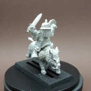 Assembled knight (pose B, head 2) - right side