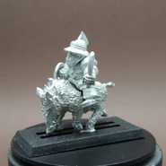 Assembled knight (pose C, head 4) - left side