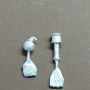 Bomb and grenade. Sculpted by Clam