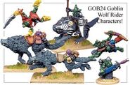 GOB24 Goblin Wolf Rider Characters ©Wargames Foundry