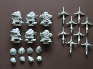 Full set - 2x3 Bodies, 4x2 Crossbows, 8 helmets