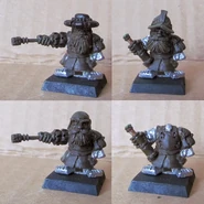 Artillery gun commander, multiple arms, separate head ©White Knight Miniature Imperium