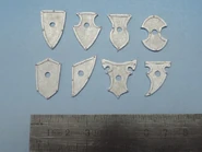 Large shields with ruler