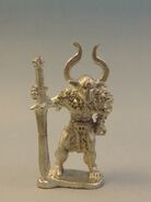 Evil Barbarian with sword - front