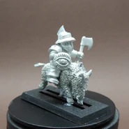 Assembled knight (pose C, head 4) - right side