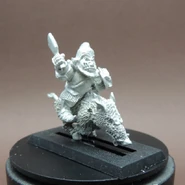 Assembled knight (pose D, head 3) - right side