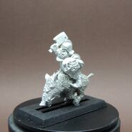 Assembled knight (pose D, head 3) - left side