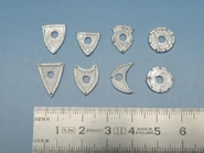 Small shields with ruler