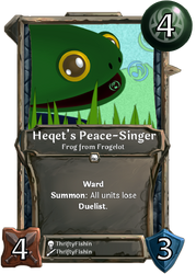 Heqet’s Peace-Singer