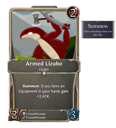 Armed Lizabo