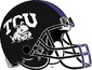 NCAA-Big 12-TCU Horned Frogs Black Helmet