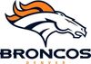 Casque des Broncos de Denver. logo