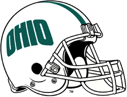 Ohio university football top helmet