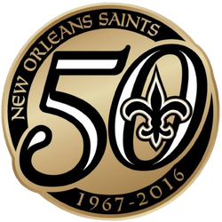 New orleans saints 50th anniversary jersey 2025