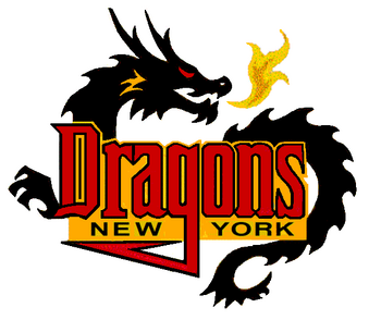 New York Dragons logo 2001-2008