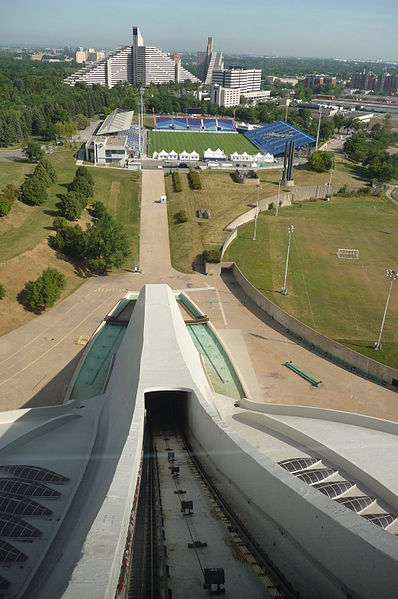 Montreal Olympic Stadium panorama