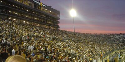 The stadium as viewed from the student section