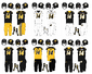 NCAA-MAC-Central Michigan Chippewas Black Gold Alt Football Uniforms 