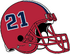 NCAA-Florida Atlantic Owls-state logo Red Alternate helme-Left side