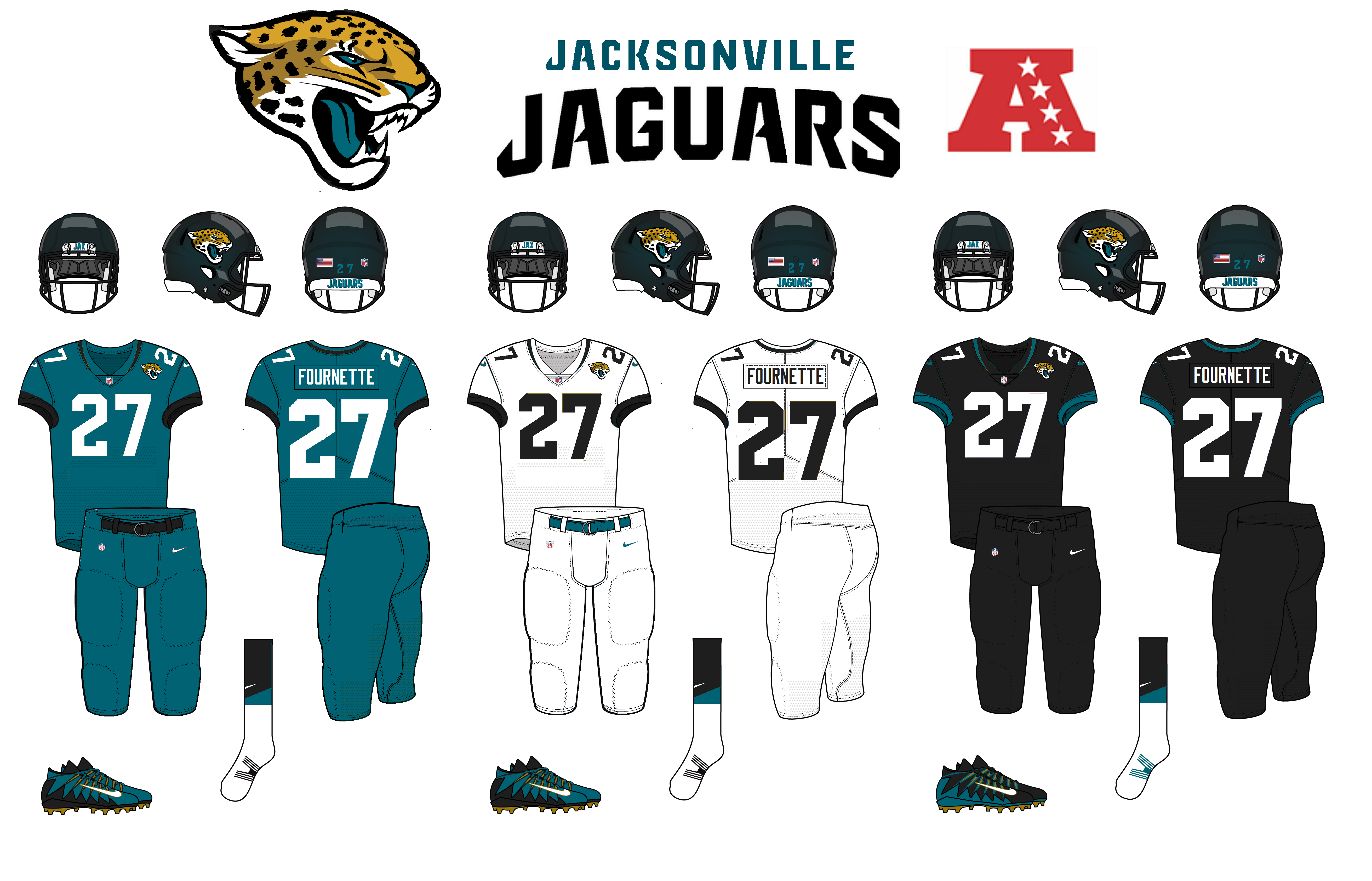 Fresh update on the new Jacksonville Jaguars uniforms