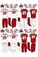 NCAA-Big 10-Wisconsin Badgers Jerseys