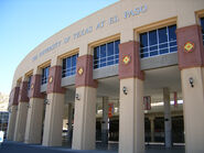 Sun Bowl Stadium view from northern entrance.