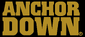 Anchor Down large Black & Gold wordmark
