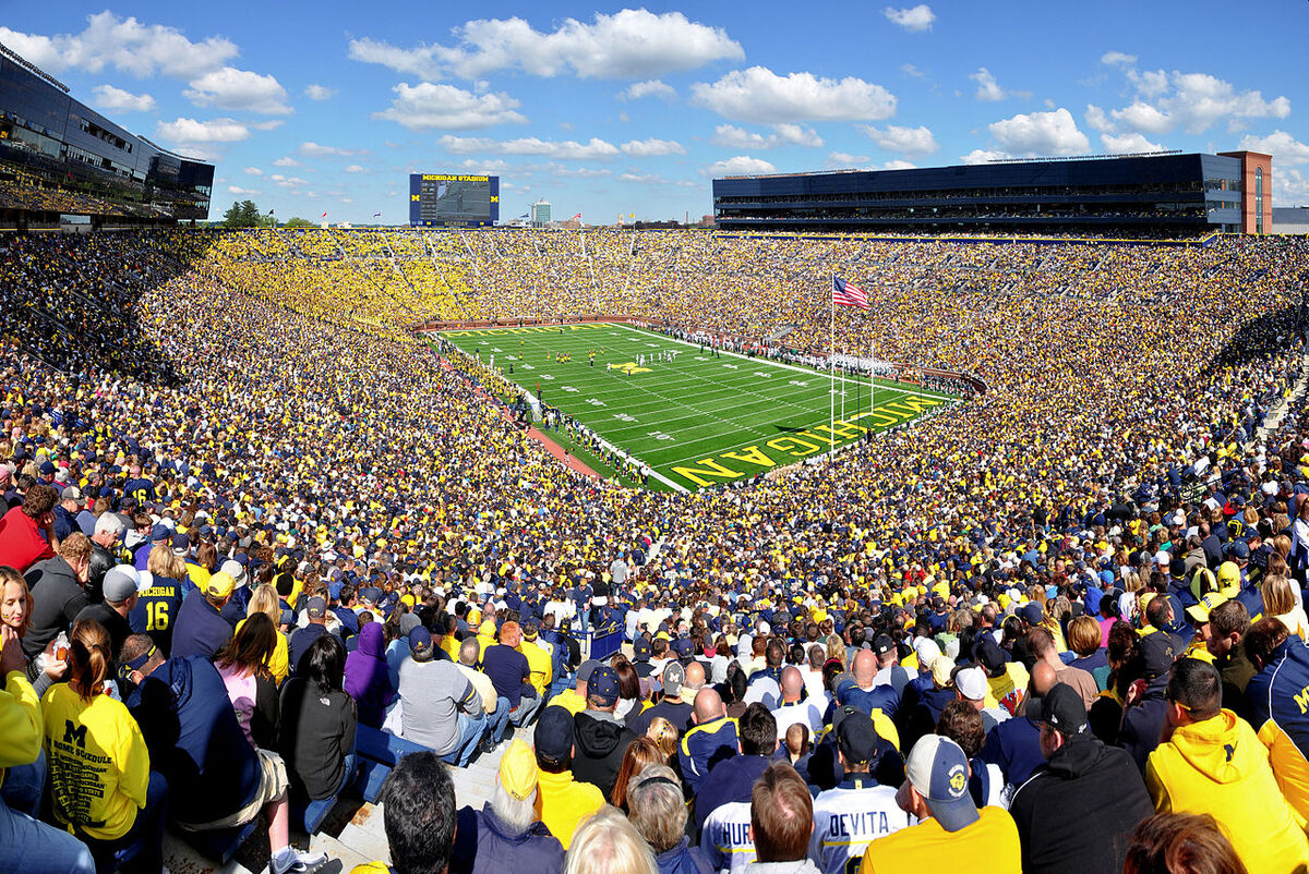 Michigan Stadium American Football Wiki Fandom