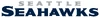 Seattle Seahawks full wordmark since 2012 (white background).