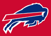Buffalo Bills logo-Red background
