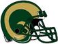 NCAA-MW-Colorado State Rams Green Helmet