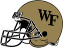 NCAA-ACC-Wake forest gold helmet-right side