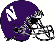 NCAA-Big 10-Northwestern Wildcats Helmet