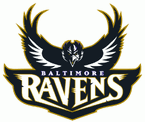 NFL-AFC-BAL-1996-99 Ravens mascot main wordmark