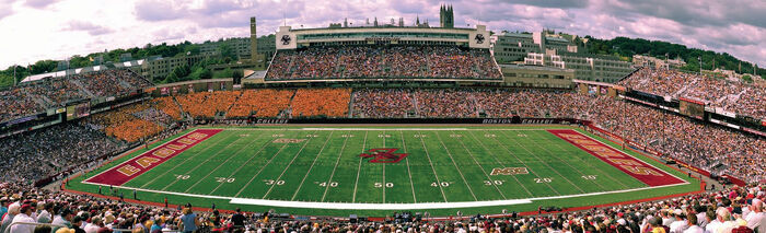 Alumni Stadium panorama