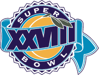 Super Bowl XXVIII logo