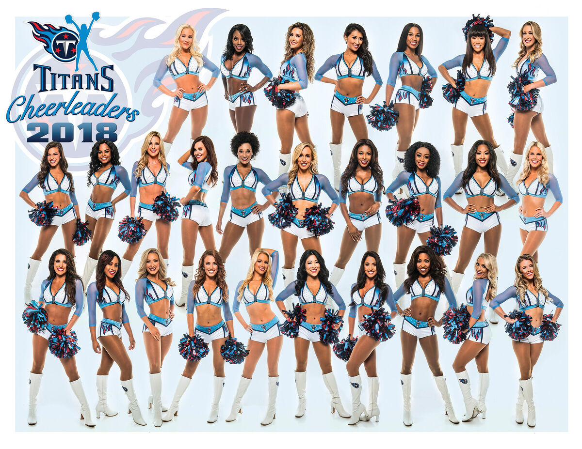 Tennessee Titans Cheerleaders New Uniforms!