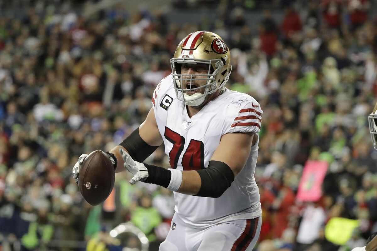 Ex-49ers, Central Michigan lineman Joe Staley has lost 50 pounds