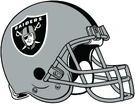 Las Vegas Raiders helmet
