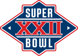 Super Bowl XXII logo