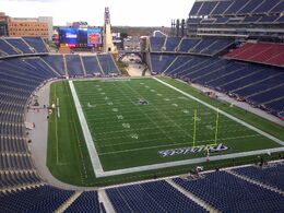 Gillette Stadium interior