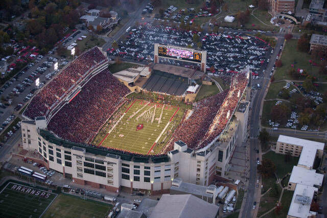 Arkansas shop football stadium