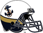 NCAA-AAC-Navy 3 tone alternate helmet-Anchor logo
