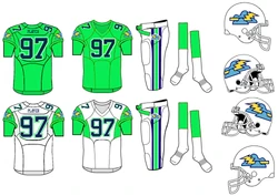 WLAF-Orlando Thunder Jerseys
