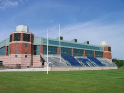 2008, Visitor Stands built into side of Ryan Center.