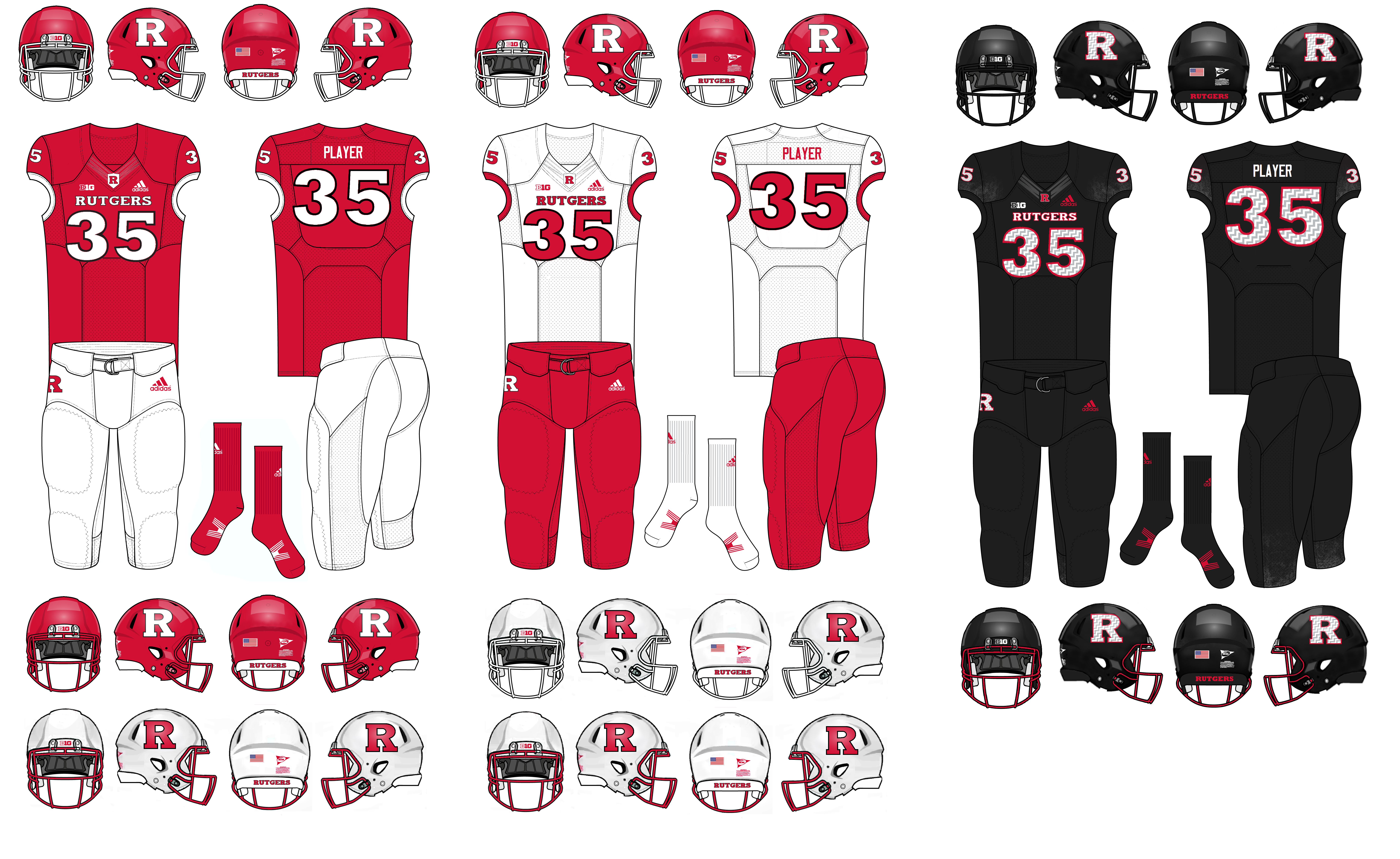 File:Rutgers Football Uniforms v2.png - Wikipedia