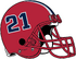 NCAA-Florida Atlantic Owls-state logo Red Alternate helmet 2-Left side