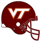 NCAA-VT Hokies-Helmet