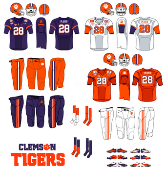 clemson tigers jersey